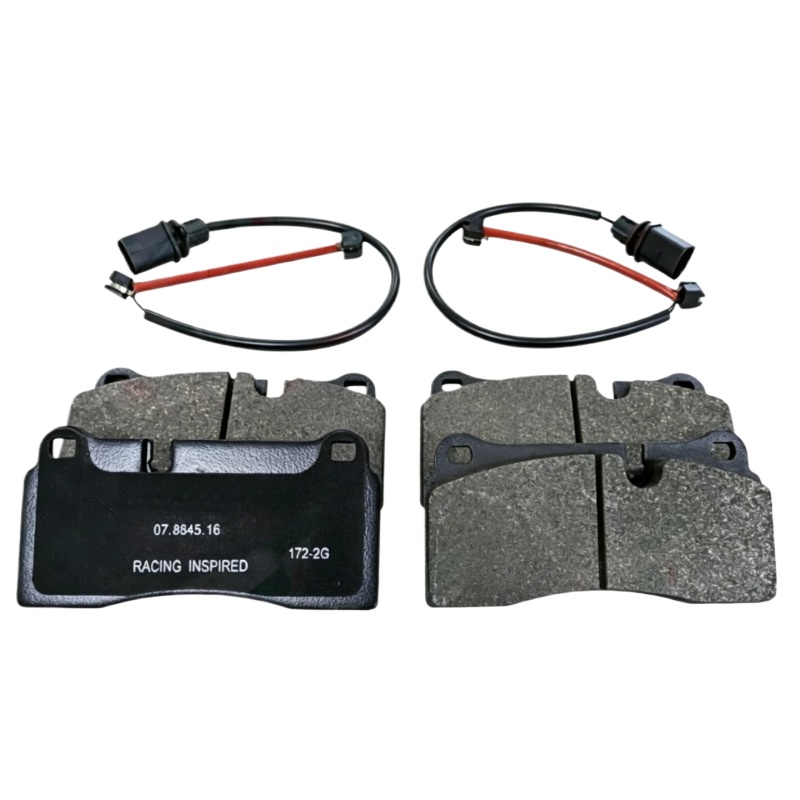 Brake Pad Set - 1 セット 4S0698451J 420698451B リアブレーキパッドセット摩耗インジケーター付きアウディ R8