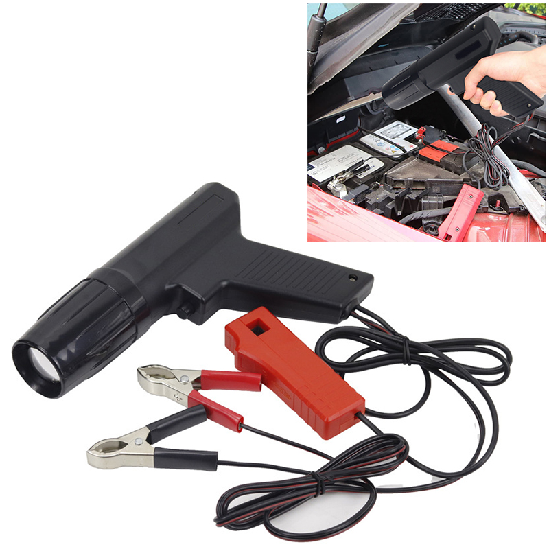 Timing Light Gun - Lgnition タイミングピストル検出器 12V 車オートバイ ORV マリンテスターライトストロボランプ誘導ガソリンストロボガン