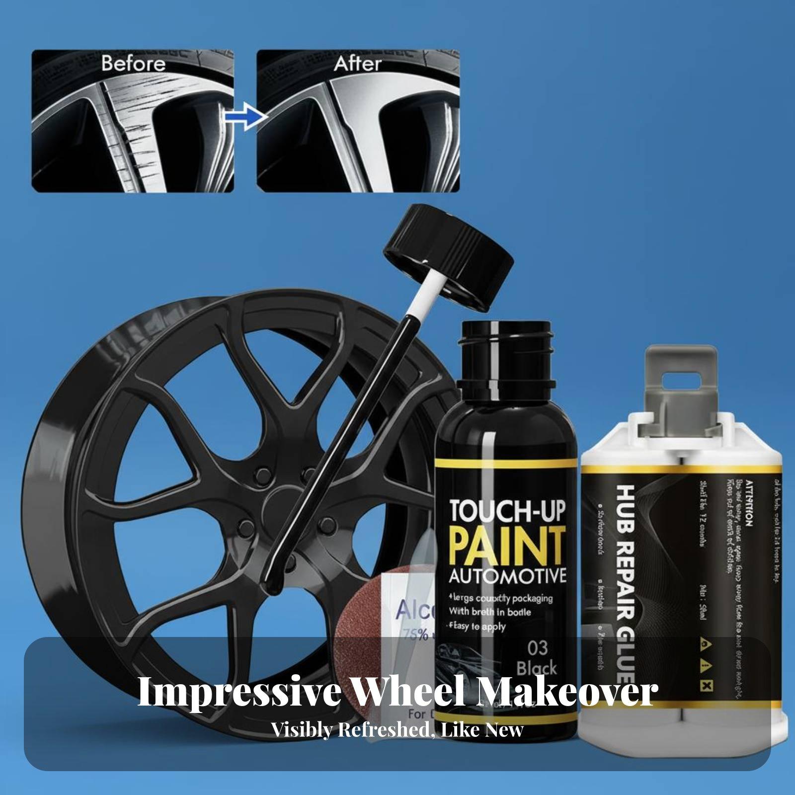 車のホイール用、耐熱塗料付きの合金製ホイール傷修理ペンセット - Car Repair Tools のレビューと価格