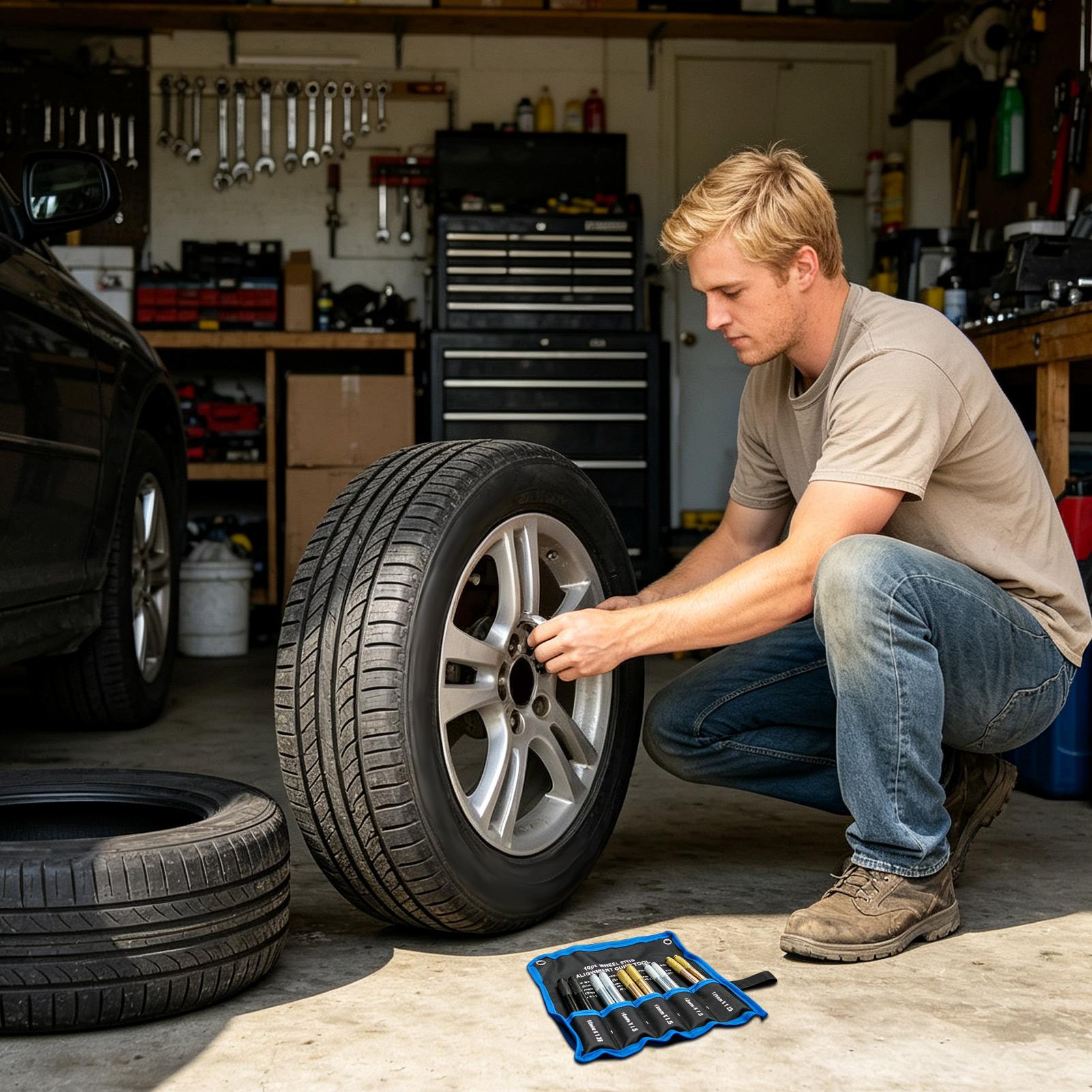 ホイールアライメント用スタッドピン 10個入り。汎用タイプで - Automotive Tools のレビューと価格