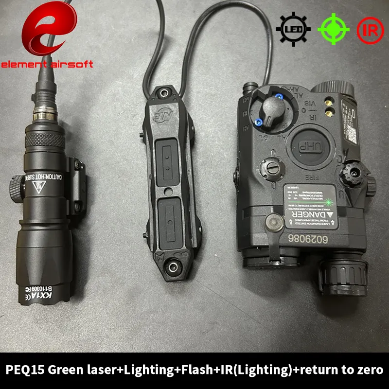 エレメントPEQ15バッテリーキットM600C懐中電灯赤/緑 - Timing Light Gun のレビューと価格